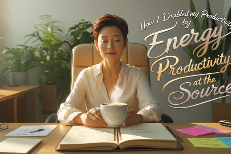 How I Doubled My Productivity by Fixing My Energy at the Source