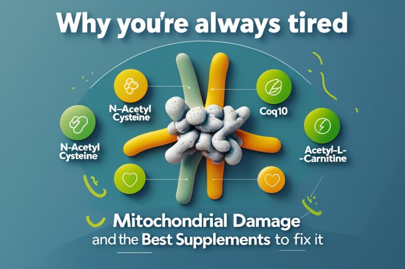 Why You’re Always Tired: Mitochondrial Damage and the Best Supplements to Fix It