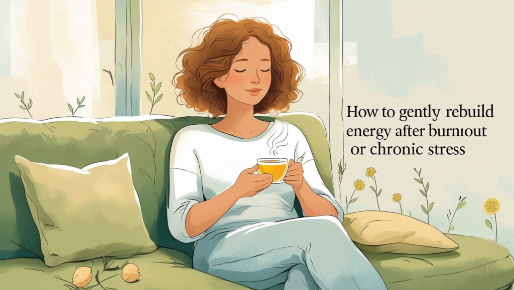 How to Gently Rebuild Energy After Burnout or Chronic Stress