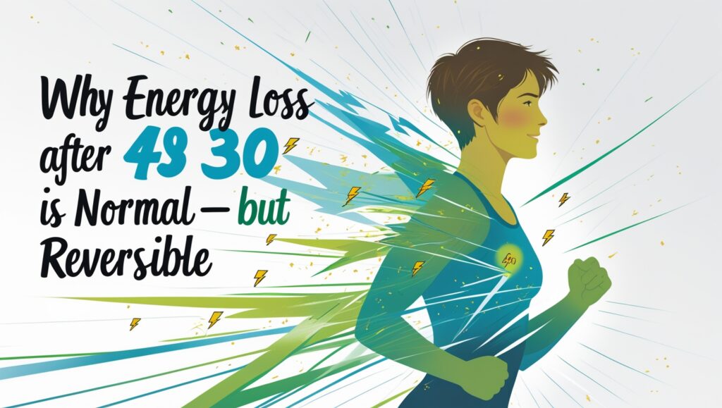 Why Energy Loss After 30 Is Normal — But Reversible