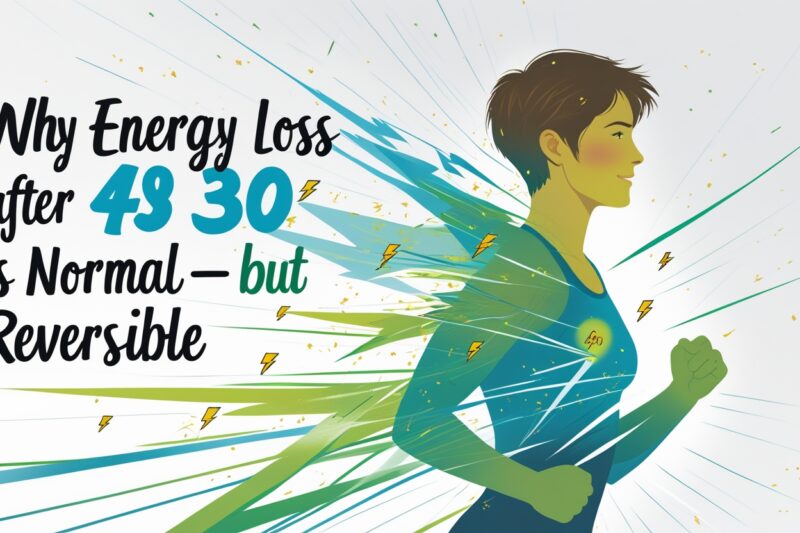 Why Energy Loss After 30 Is Normal — But Reversible