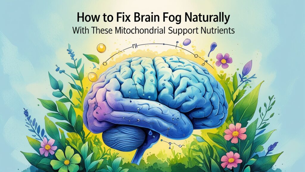 How to Fix Brain Fog Naturally with These Mitochondrial Support Nutrients