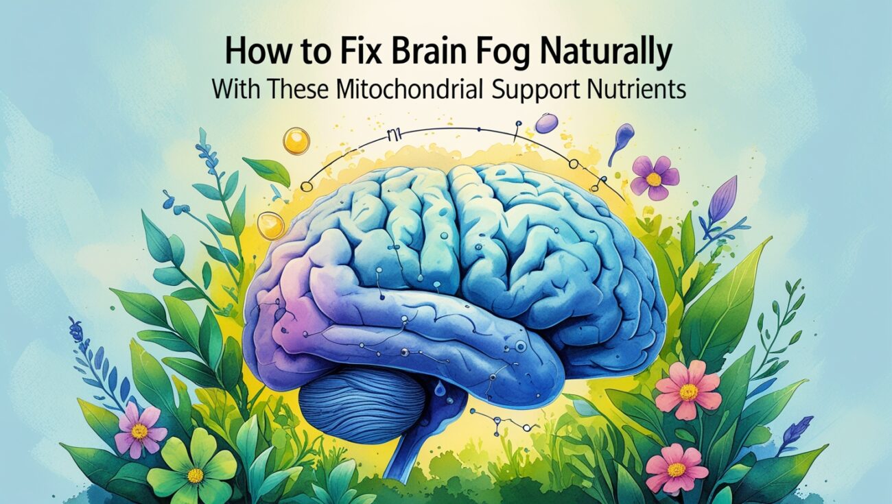 How to Fix Brain Fog Naturally with These Mitochondrial Support Nutrients