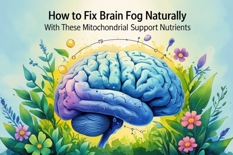 How to Fix Brain Fog Naturally with These Mitochondrial Support Nutrients